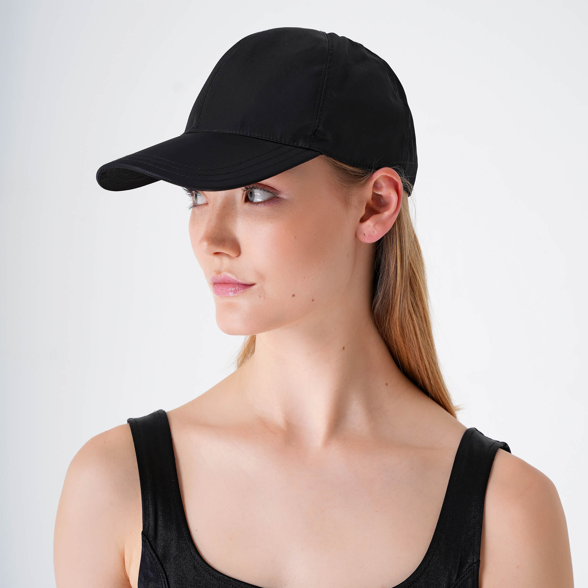 Prada - Black Nylon Baseball Cap 